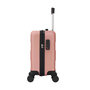 Voir la diapositive 2 : TROLLEY ADC Valise cabine à roulettes rose gold - VAL-561