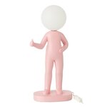 Paris Prix Lampe à Poser en Résine  Pouces  44cm Rose