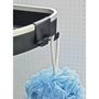 Voir la diapositive 5 : Wenko Etagère de douche extensible Wave - L. 27 x H. 70/260 cm - Noir