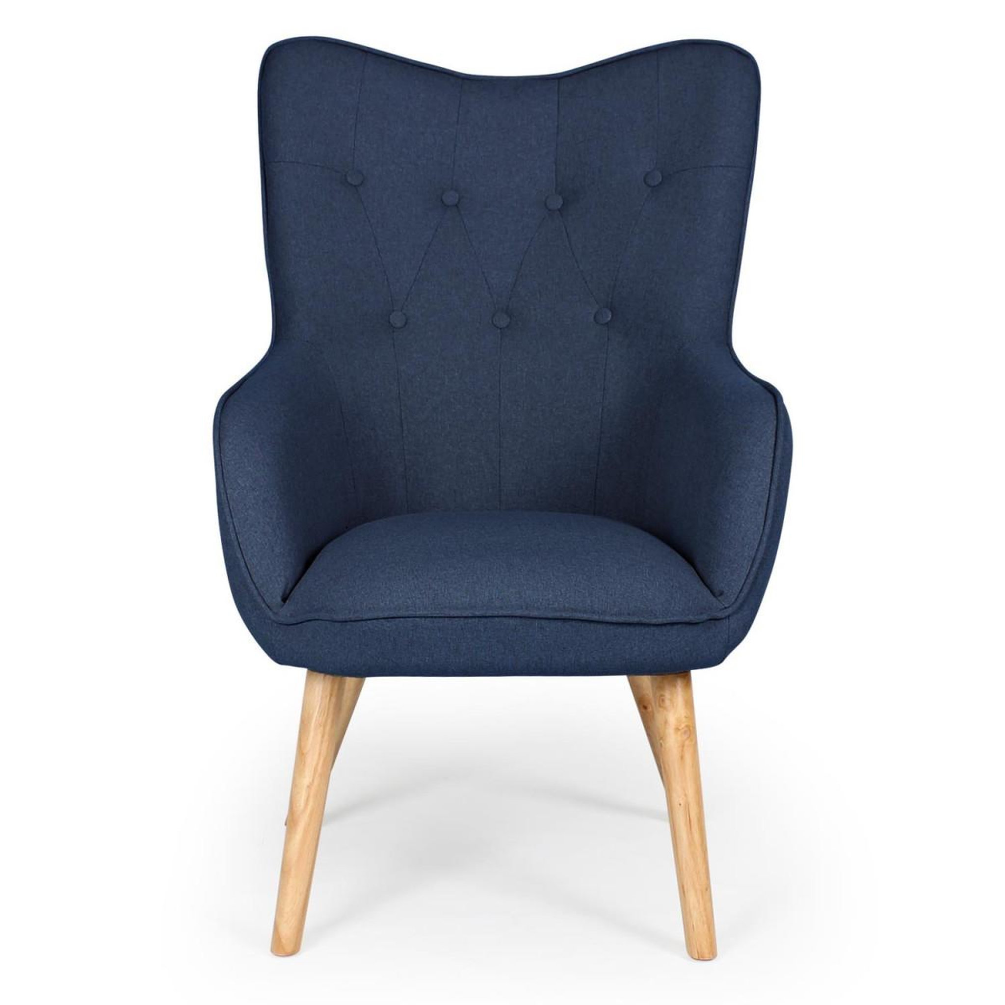 Voir la diapositive 2 : Paris Prix Fauteuil scandinave  aimee  67cm bleu