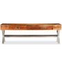 Voir la diapositive 3 : VIDAXL Meuble TV avec tiroirs bois d'acacia massif 140 cm