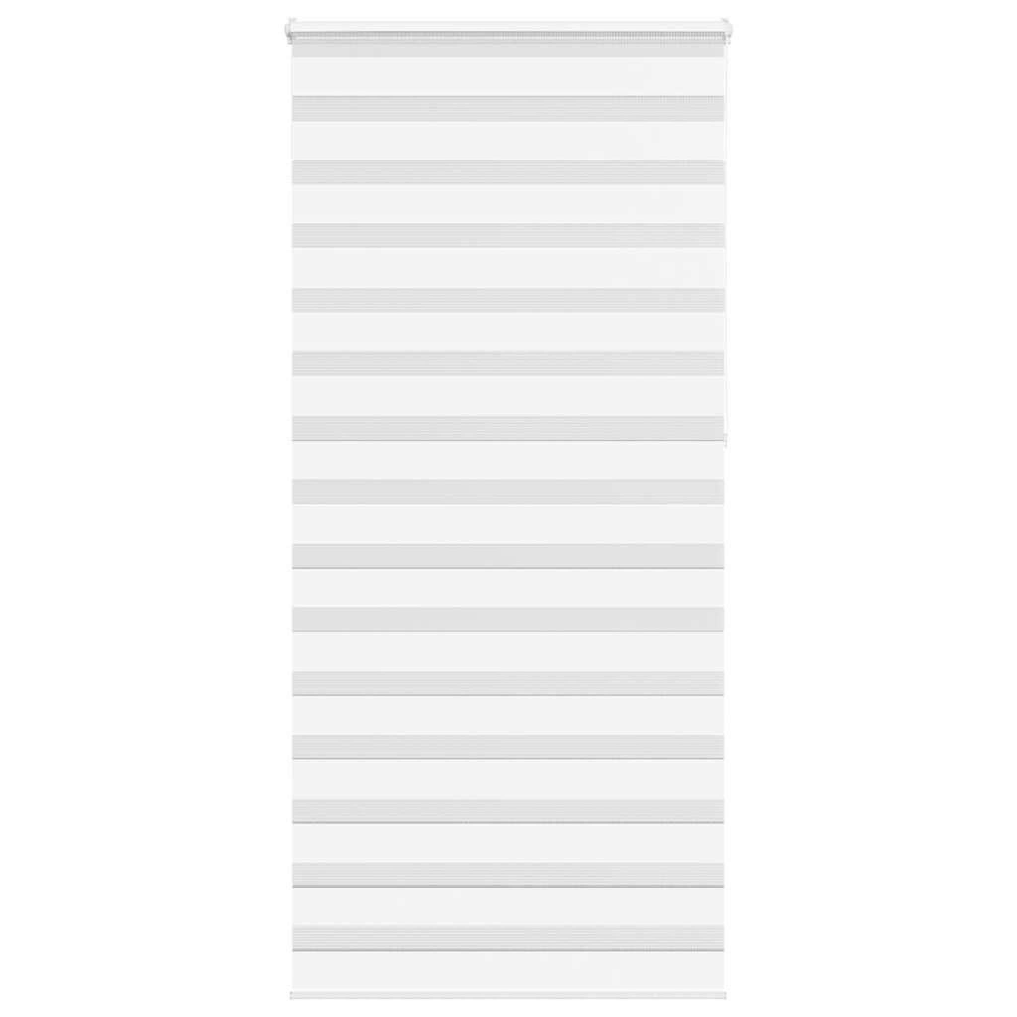 VIDAXL Store zebre blanc 95x230 cm largeur du tissu 90,9 cm polyester
