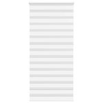 VIDAXL Store zebre blanc 95x230 cm largeur du tissu 90,9 cm polyester