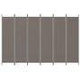 Voir la diapositive 3 : VIDAXL Cloison de separation 6 panneaux Anthracite 300x220 cm Tissu