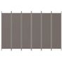 Voir la diapositive 3 : VIDAXL Cloison de separation 6 panneaux Anthracite 300x220 cm Tissu