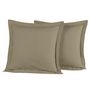 Voir la diapositive 1 : Sensei Maison Lot de 2 taies d'oreiller en percale de coton SOFT PERCALE