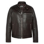 Schott Blouson en cuir  Homme Schott Blouson WI  IAM. Coloris disponibles : Marron