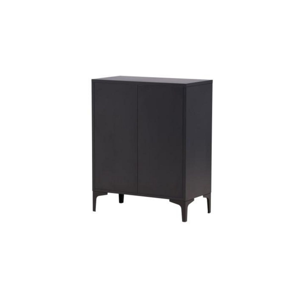Paris Prix Commode Design 4 Tiroirs  Piring  98cm Noir