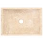 Voir la diapositive 4 : VIDAXL Lavabo 45x30x12 cm marbre creme brillant