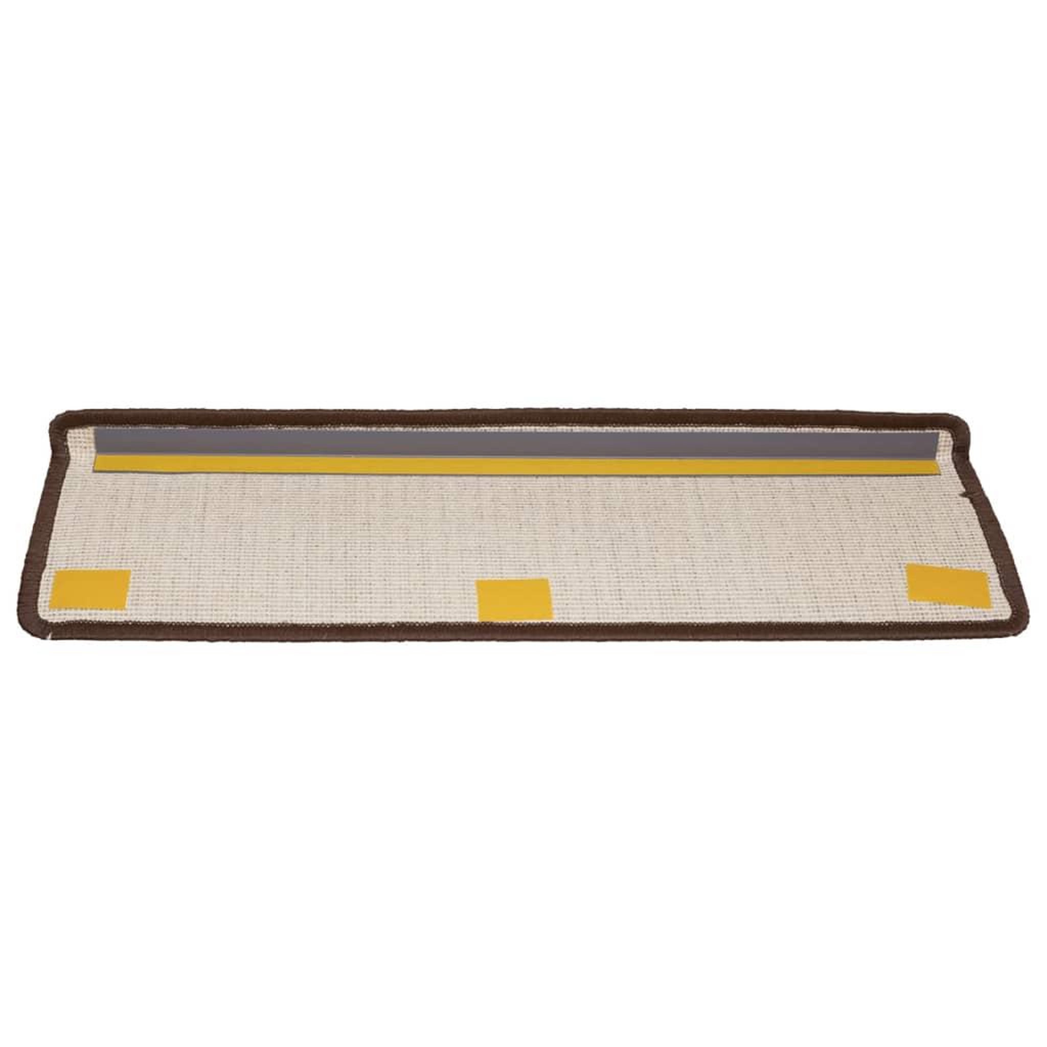 Voir la diapositive 5 : VIDAXL Tapis d'escalier 15 pcs 65x21x4 cm Marron