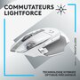 Voir la diapositive 2 : Logitech Souris Gamer Sans Fil G502X Lightspeed Blanc
