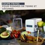 Voir la diapositive 4 : Fackelmann Coupe frites manuel avec récipient et brosse de nettoyage Fackelmann Easy Prepare
