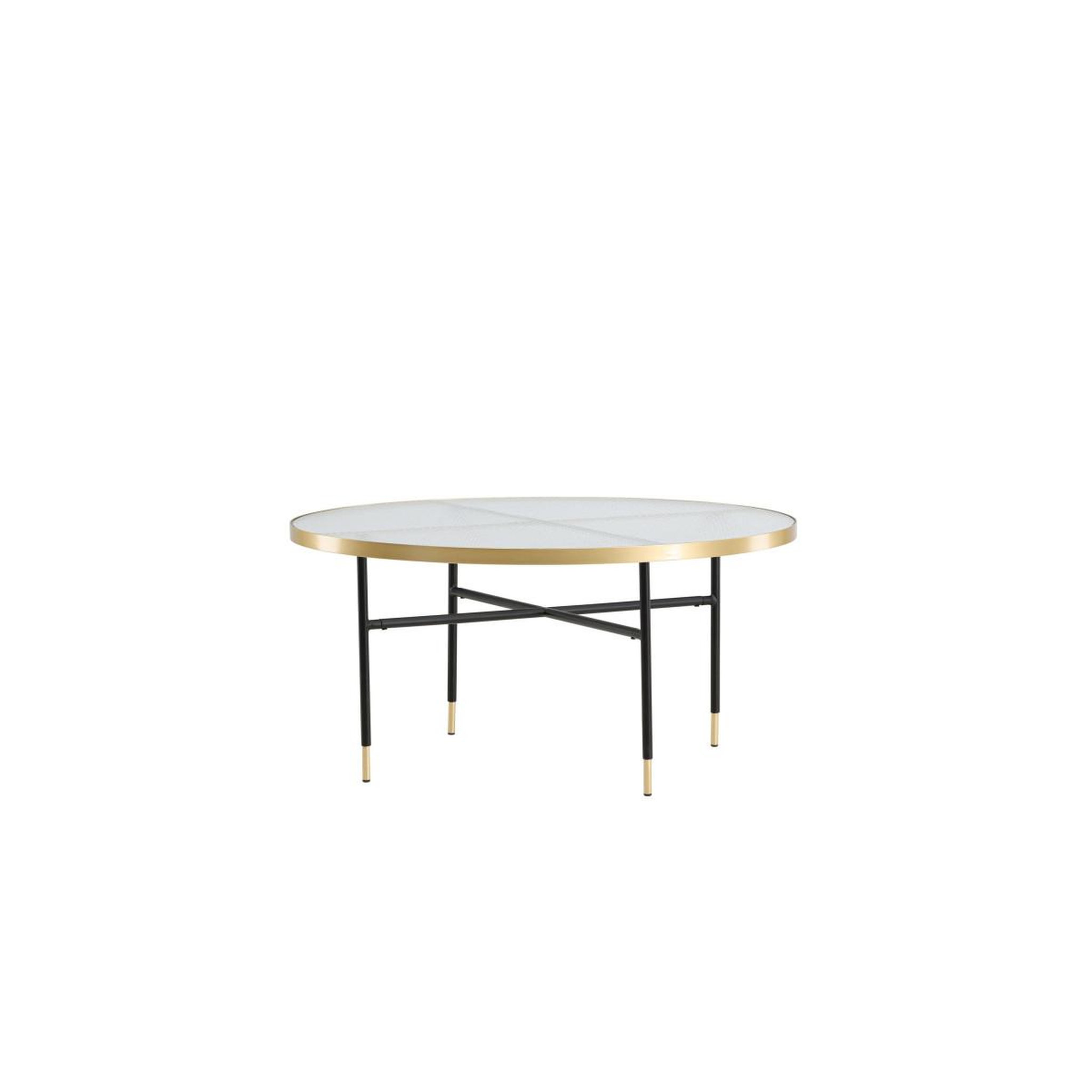 Voir la diapositive 5 : Paris Prix Table basse design en verre  bubbles  98cm or