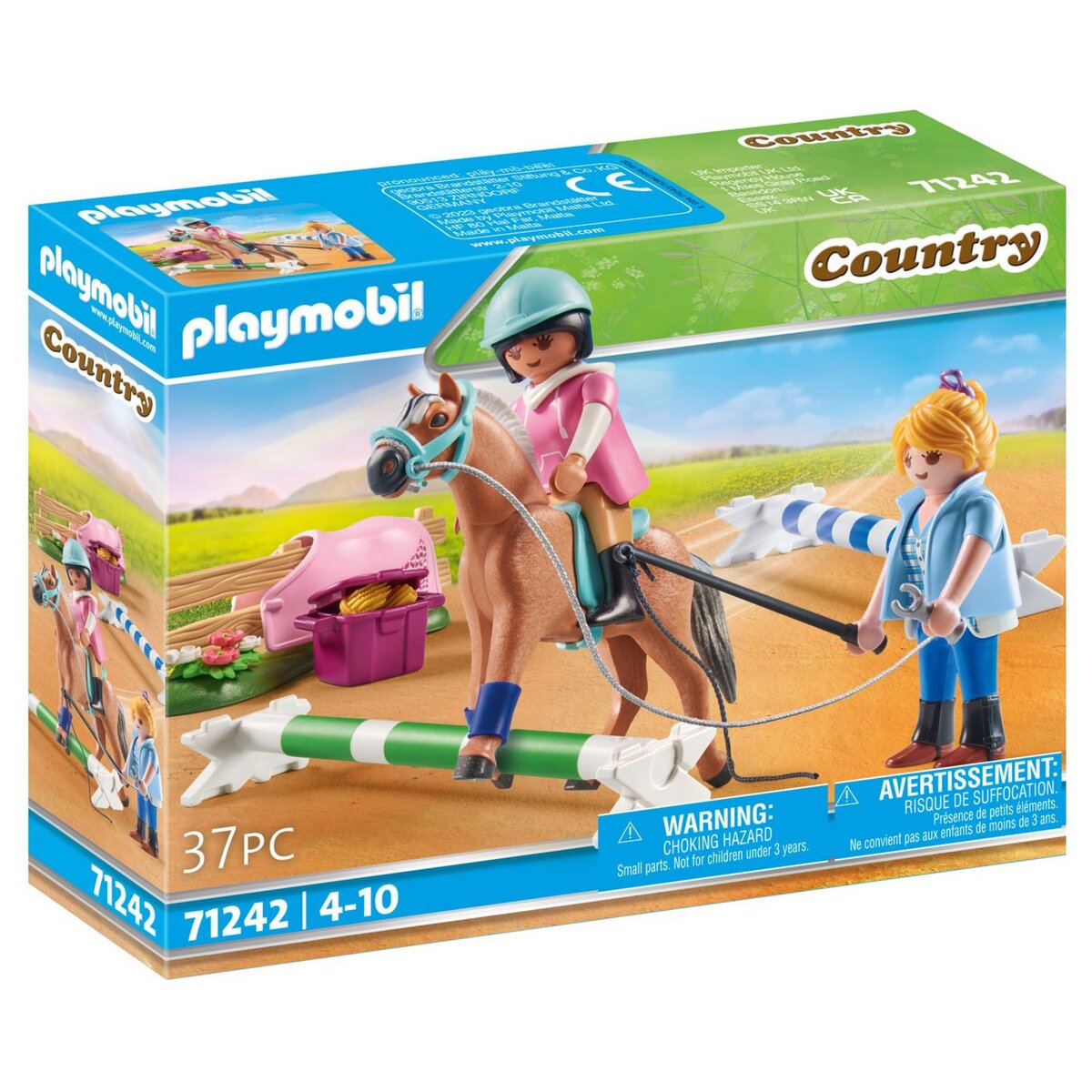PLAYMOBIL 71242 - Cavalière cheval monitrice