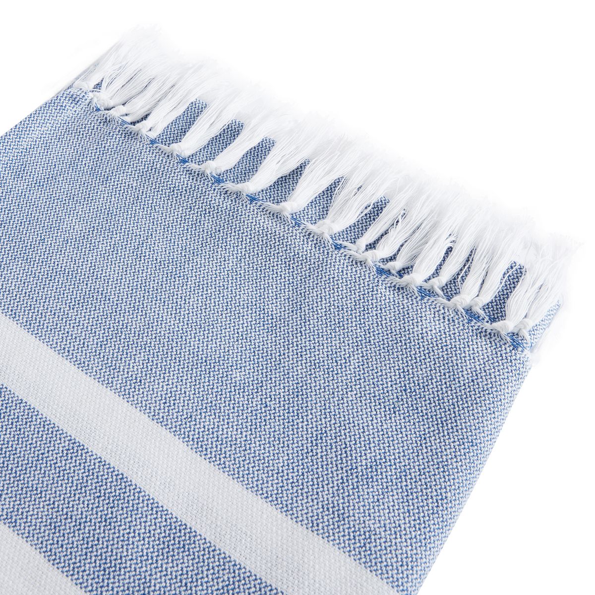 ACTUEL Foutah de plage en coton 180g/m² finition frange SAND