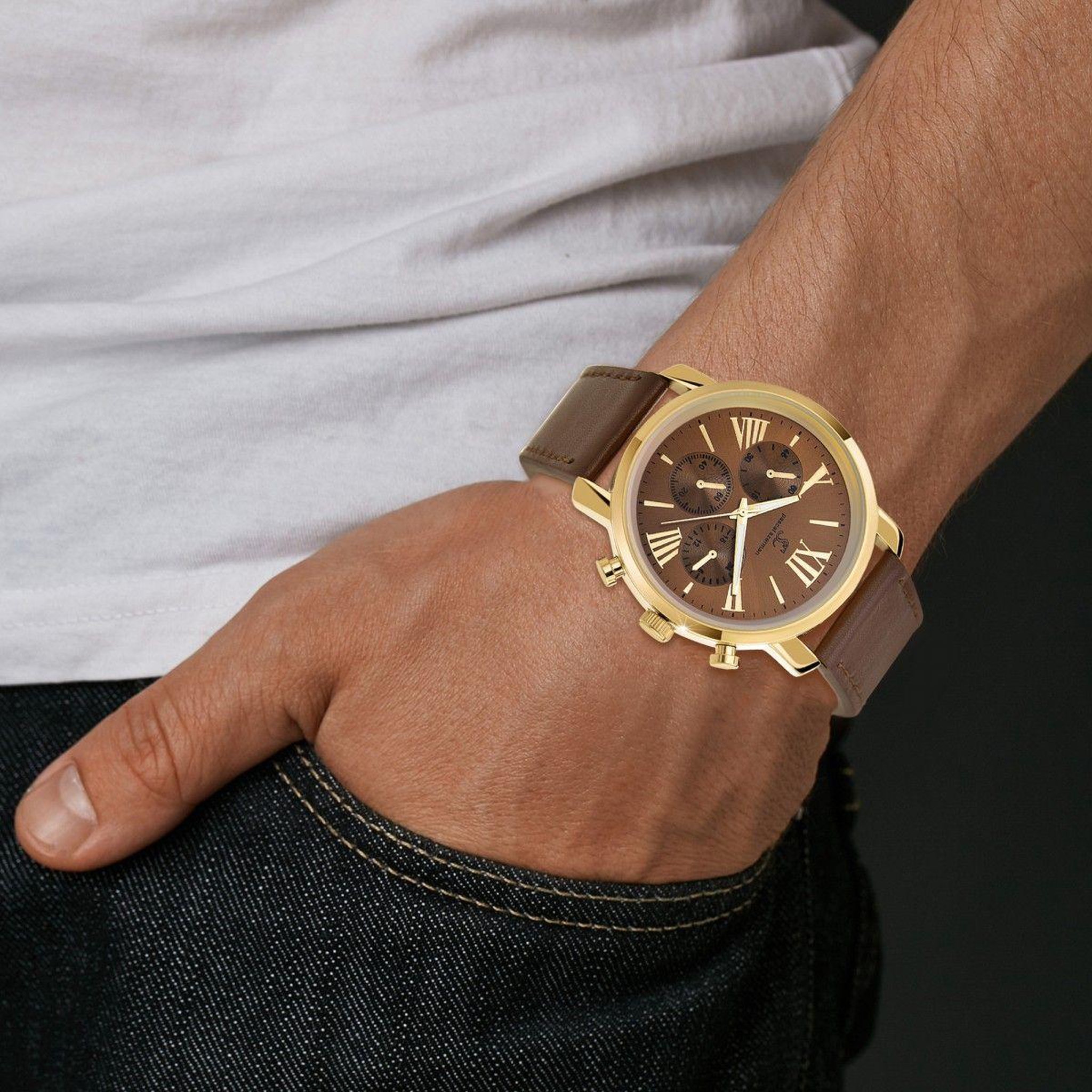 Voir la diapositive 2 : SC CRYSTAL Montre homme quartz par Pascal Szerman