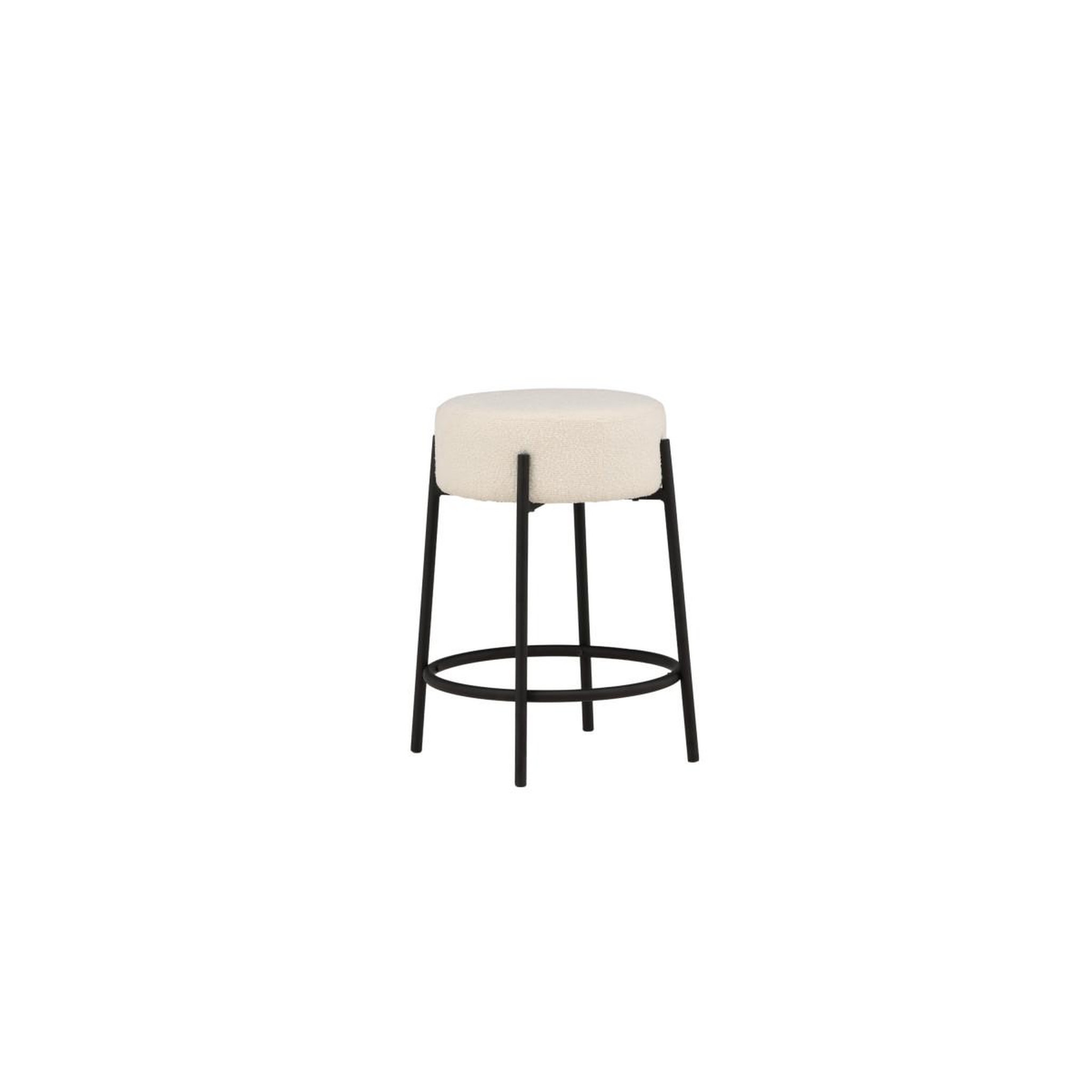 Voir la diapositive 4 : Paris Prix Tabouret de bar bouclette  tucson  60cm blanc