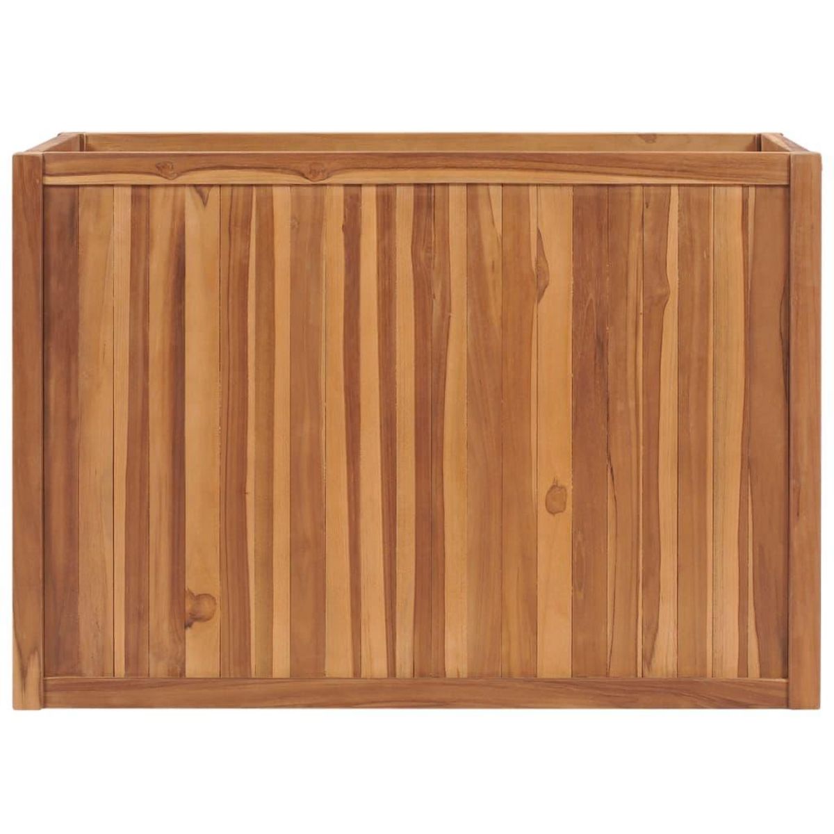 VIDAXL Lit sureleve 100x50x70 cm Bois de teck solide