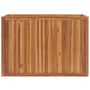 Voir la diapositive 2 : VIDAXL Lit sureleve 100x50x70 cm Bois de teck solide