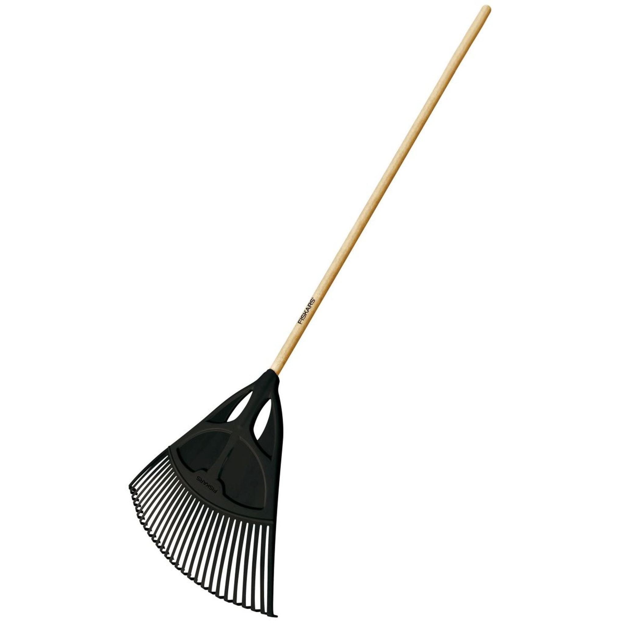 Balai à gazon extra large avec manche en bois