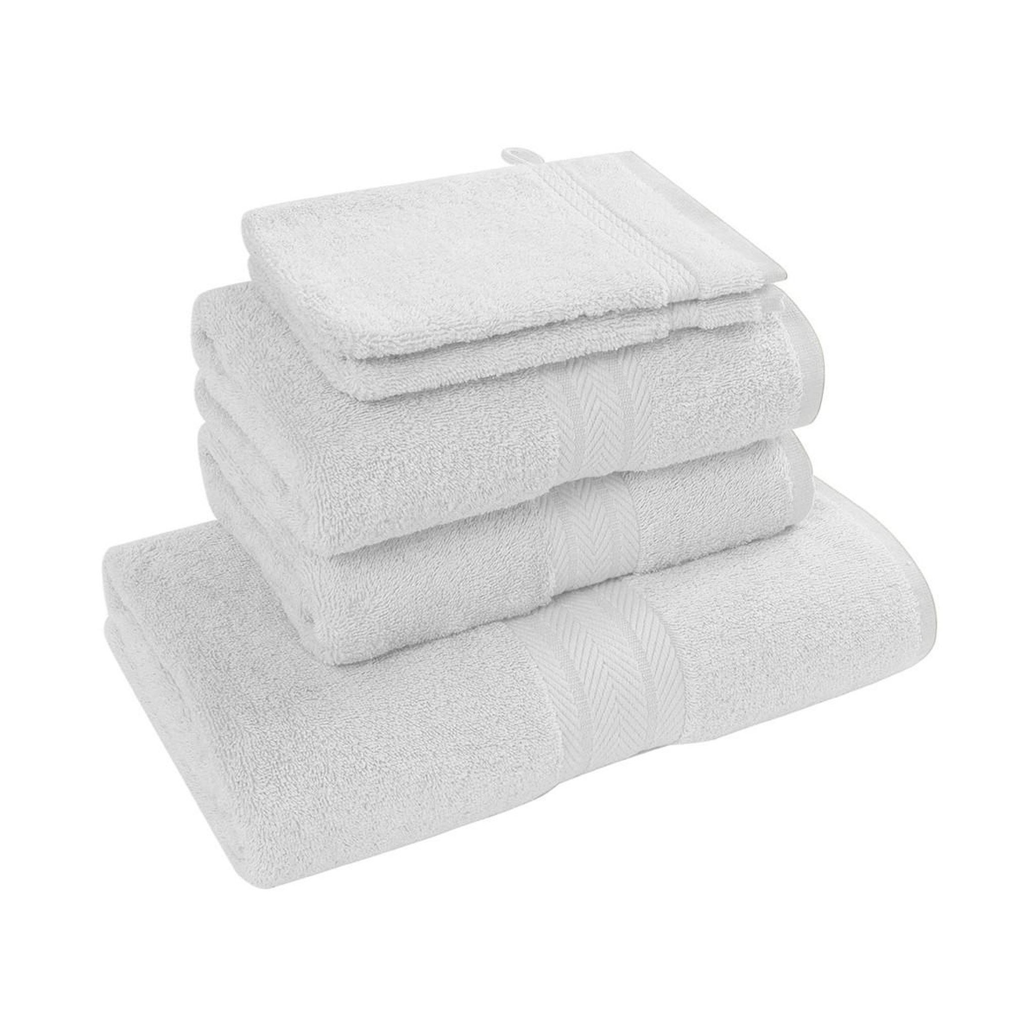 Voir la diapositive 2 : Sensei Maison Ensemble de bain 5 pièces (1 drap de bain + 2 serviettes de toilette + 2 gants) LUXURY