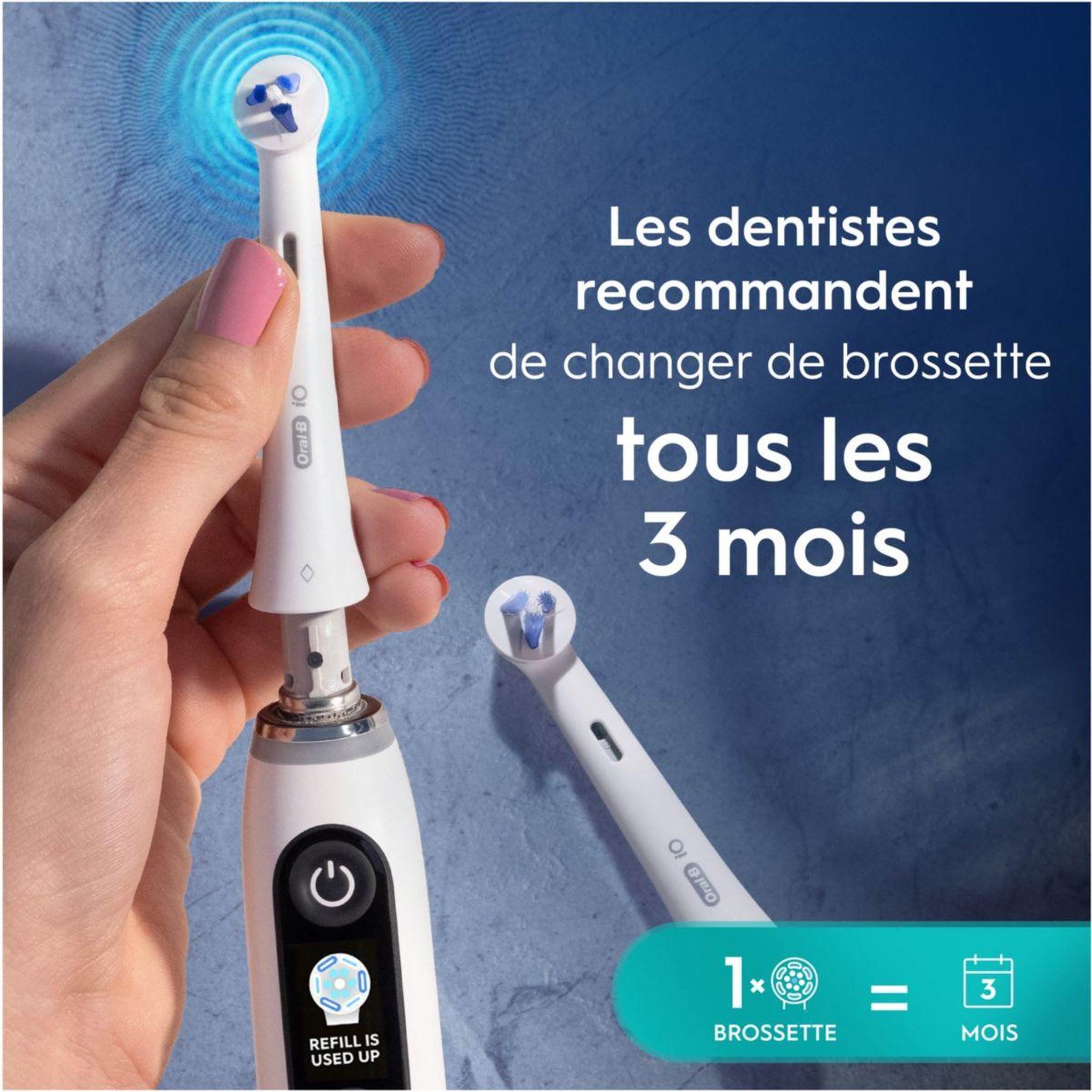 Voir la diapositive 4 : ORAL B Brossette dentaire io interdentaire x3