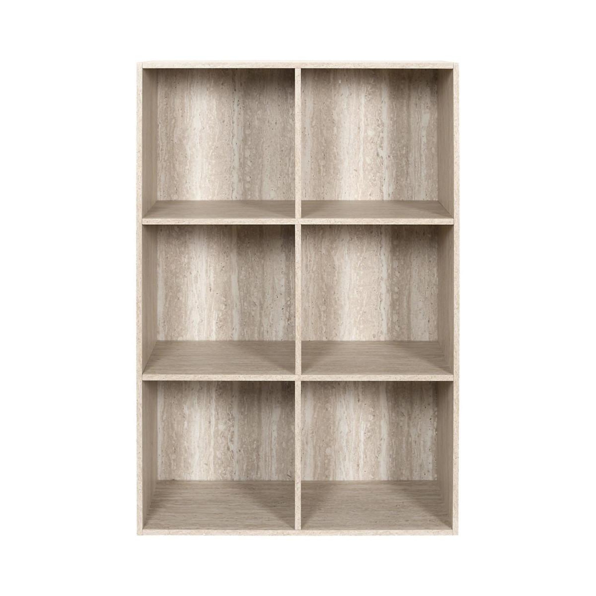 Voir la diapositive 2 : The Home Deco Factory Étagère modulable 6 cases  pietra  66cm beige
