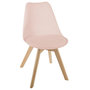 Voir la diapositive 3 : TOILINUX Lot de 4 chaises design scandinave BAYA