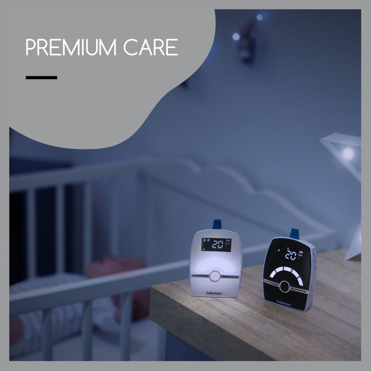 BABYMOOV Babyphone Audio Premium Care - 1400 mètres