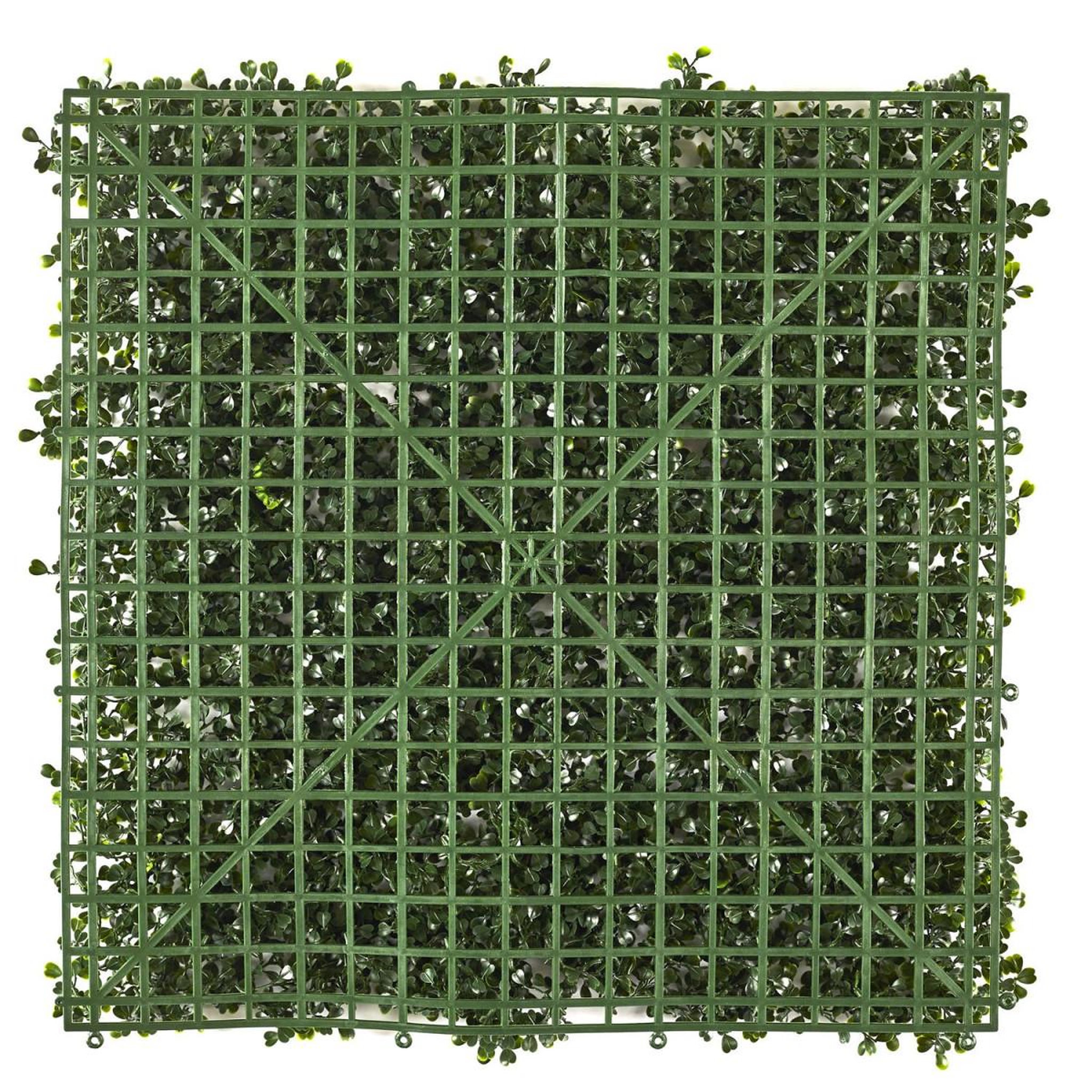 Voir la diapositive 2 : The Home Deco Factory Mur végétal artificiel  feuillage  50x50cm vert