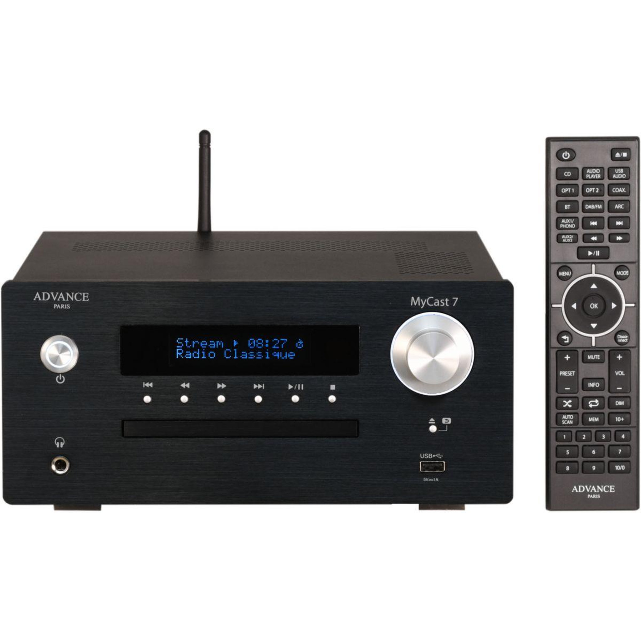 ADVANCE PARIS Amplificateur hifi mycast 7 dab+ cd