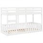 Voir la diapositive 2 : VIDAXL Lit superpose Blanc 75x190 cm Bois de pin massif