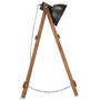 Voir la diapositive 5 : VIDAXL Lampadaires 3 pcs Noir E27 Bois de manguier massif