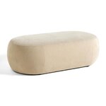LISA DESIGN Santorini - pouf modulable - en tissu texturé. Coloris disponibles : Beige, Vert, Bicolore, Bleu, Gris, Orange, Violet