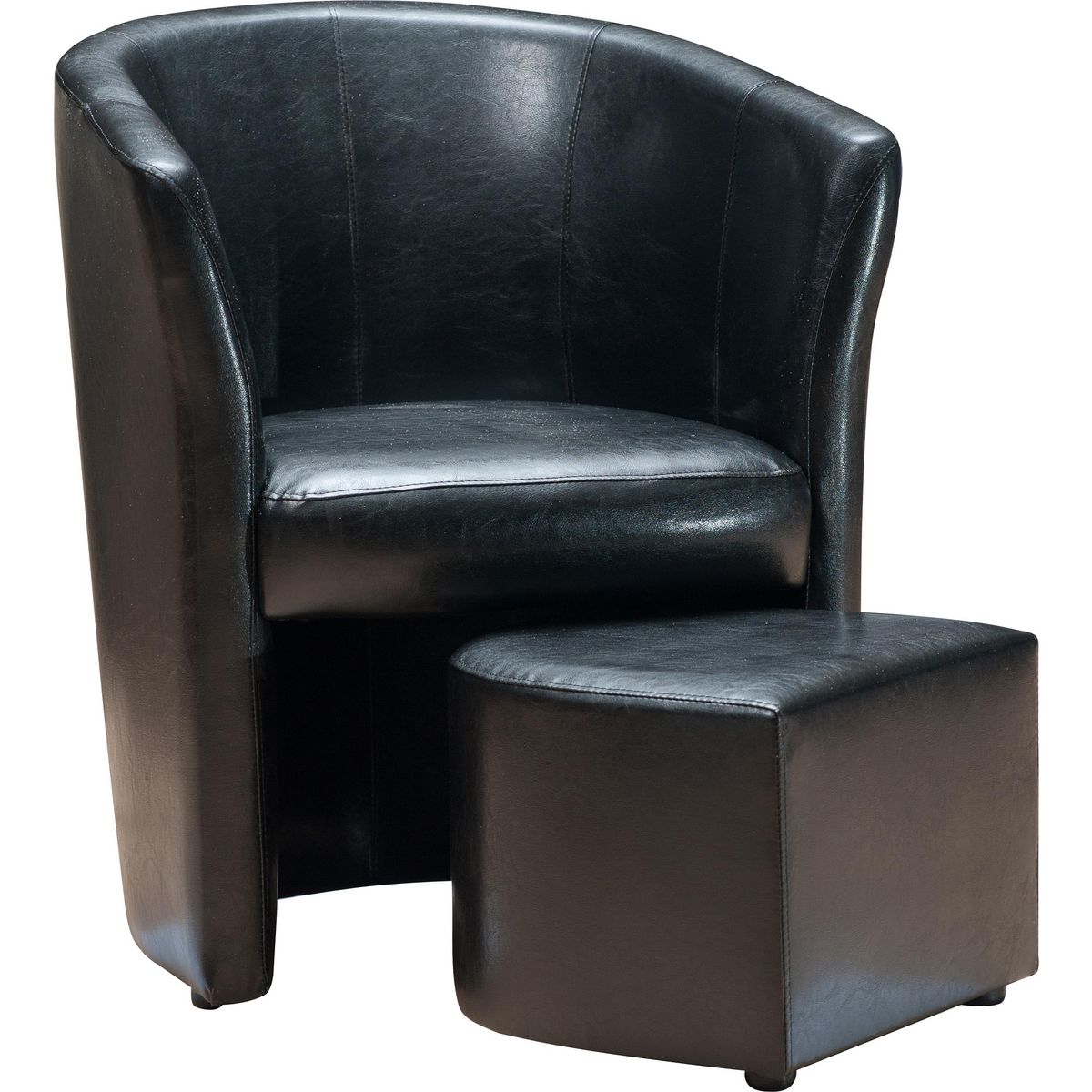 Fauteuil cabriolet + Pouf ROMA