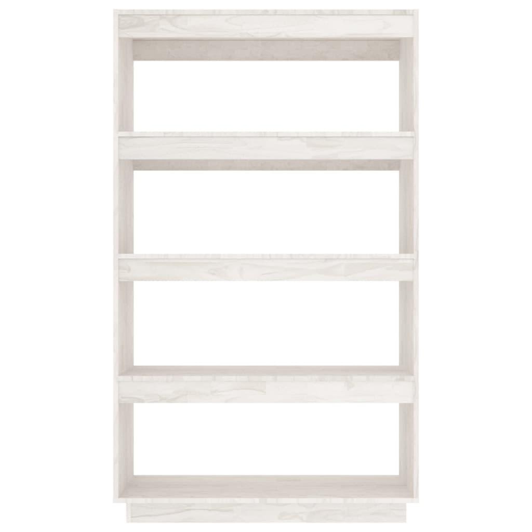 Voir la diapositive 5 : VIDAXL Bibliotheque/Separateur de piece Blanc 80x35x135 cm Pin massif