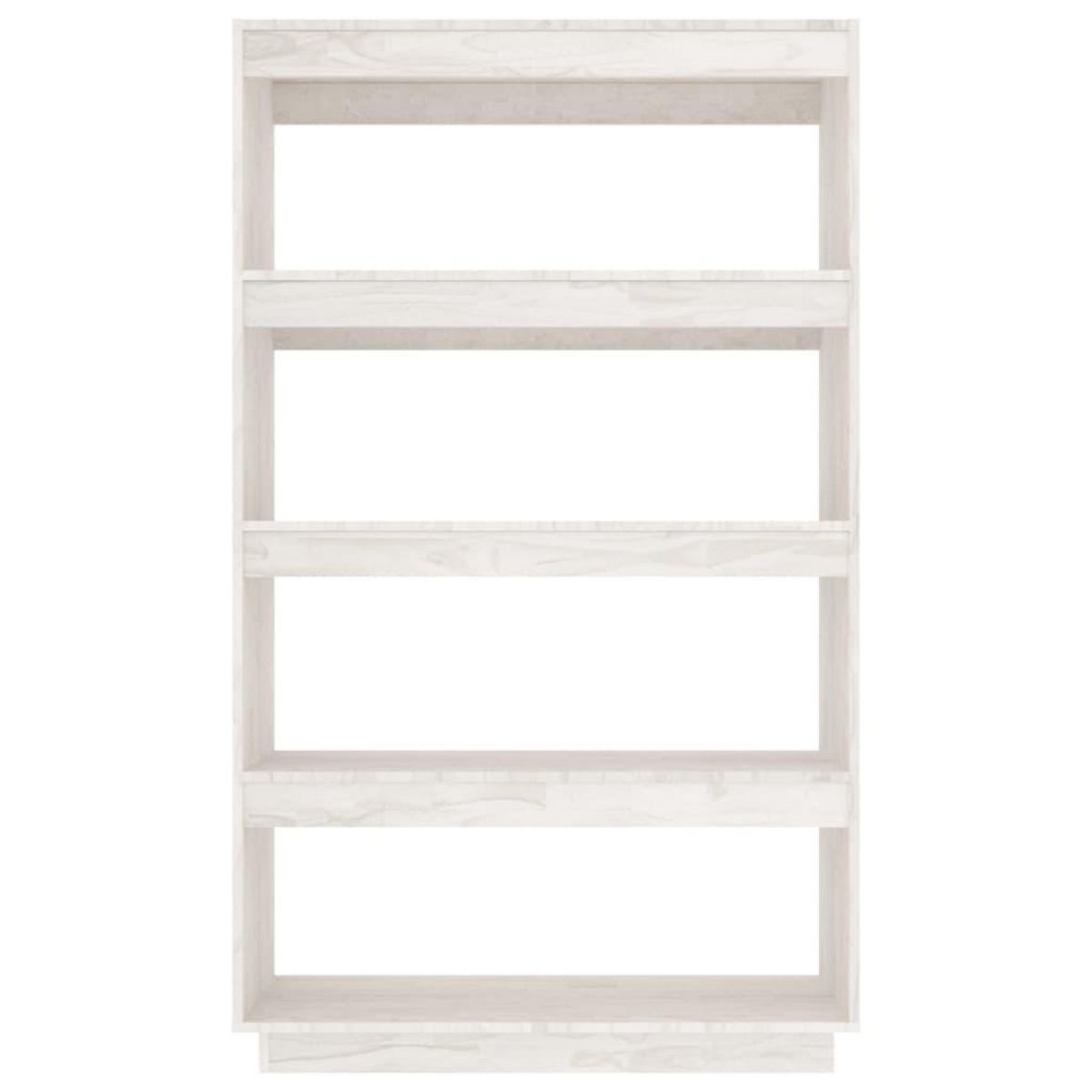 VIDAXL Bibliotheque/Separateur de piece Blanc 80x35x135 cm Pin massif