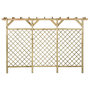 Voir la diapositive 2 : VIDAXL Cloture a treillis de jardin avec pergola 300x50x200 cm Pin