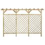 Voir la diapositive 2 : VIDAXL Cloture a treillis de jardin avec pergola 300x50x200 cm Pin