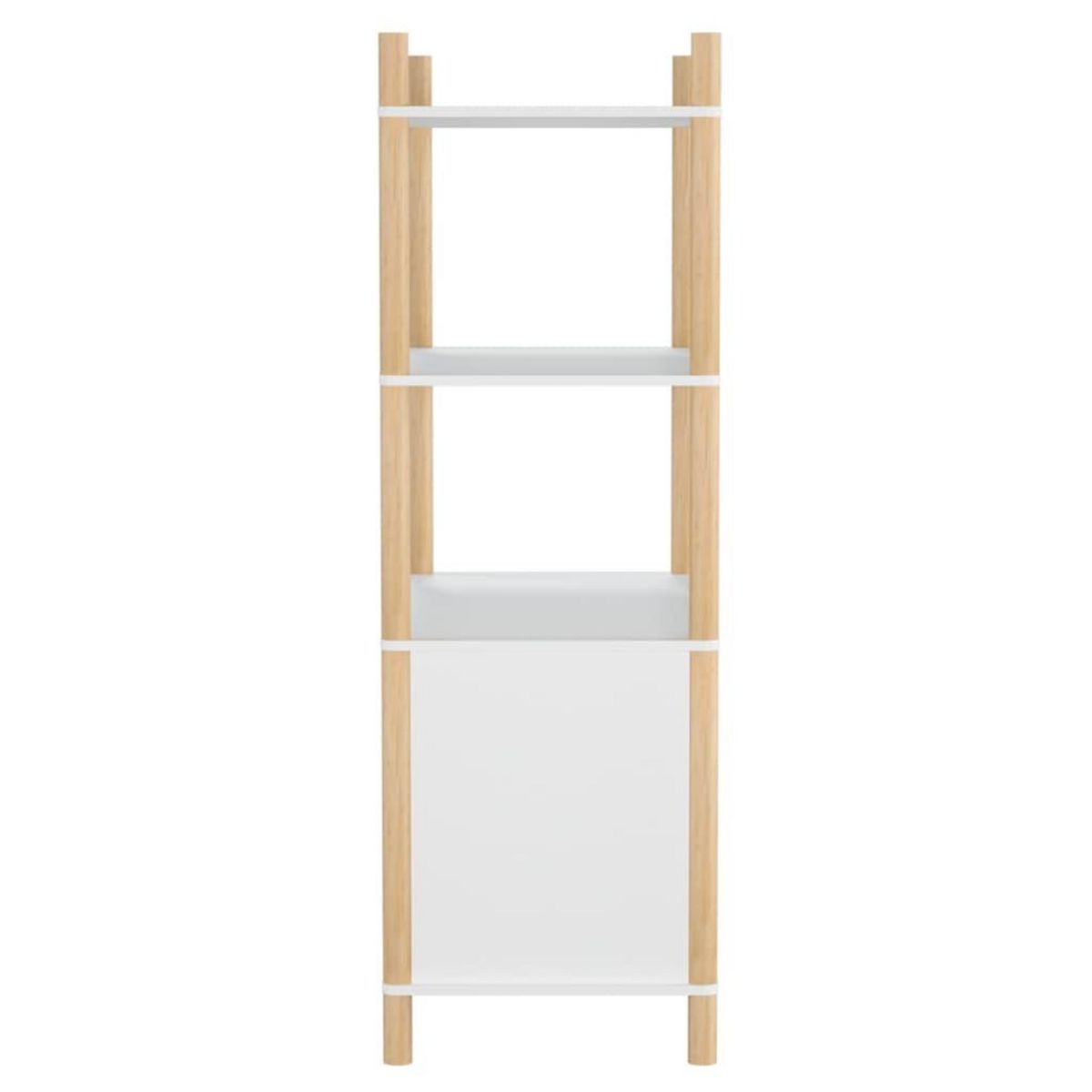 VIDAXL Buffet haut Blanc 80x40x121 cm Bois d'ingenierie