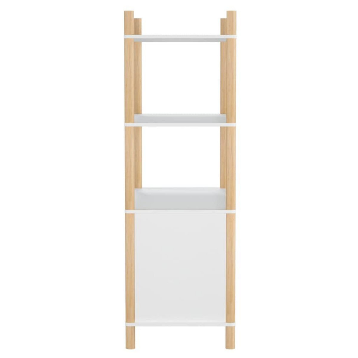 VIDAXL Buffet haut Blanc 80x40x121 cm Bois d'ingenierie