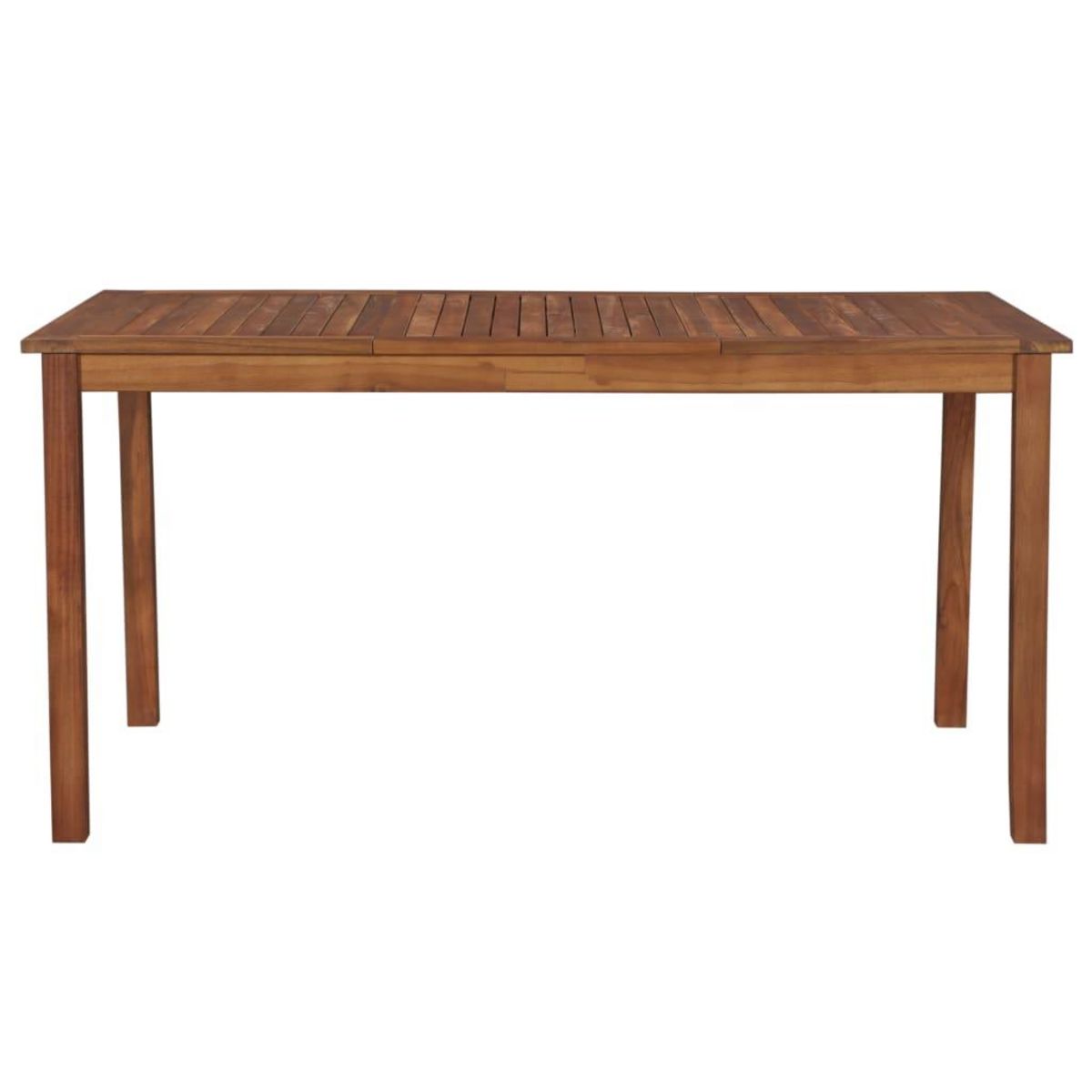 VIDAXL Table de jardin 150x90x74 cm Bois d'acacia massif