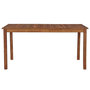 Voir la diapositive 2 : VIDAXL Table de jardin 150x90x74 cm Bois d'acacia massif