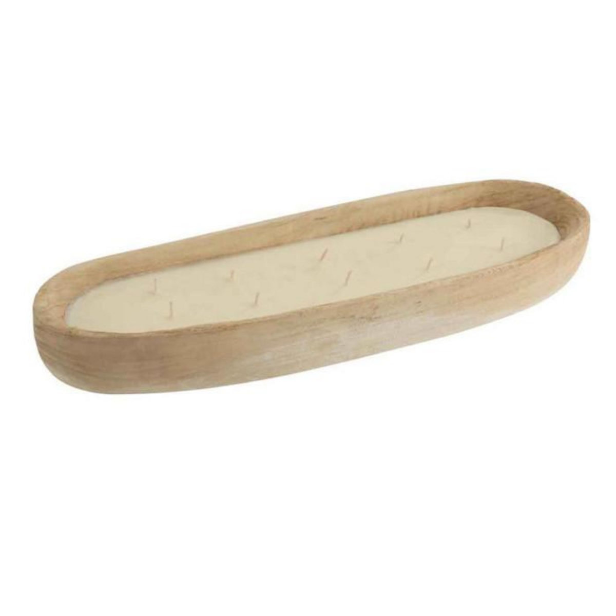 Paris Prix Bougie Déco en Bois  Jenny  61cm Blanc