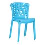 Voir la diapositive 2 : HomeStyle4U Chaise de jardin lot 6 chaises bleu