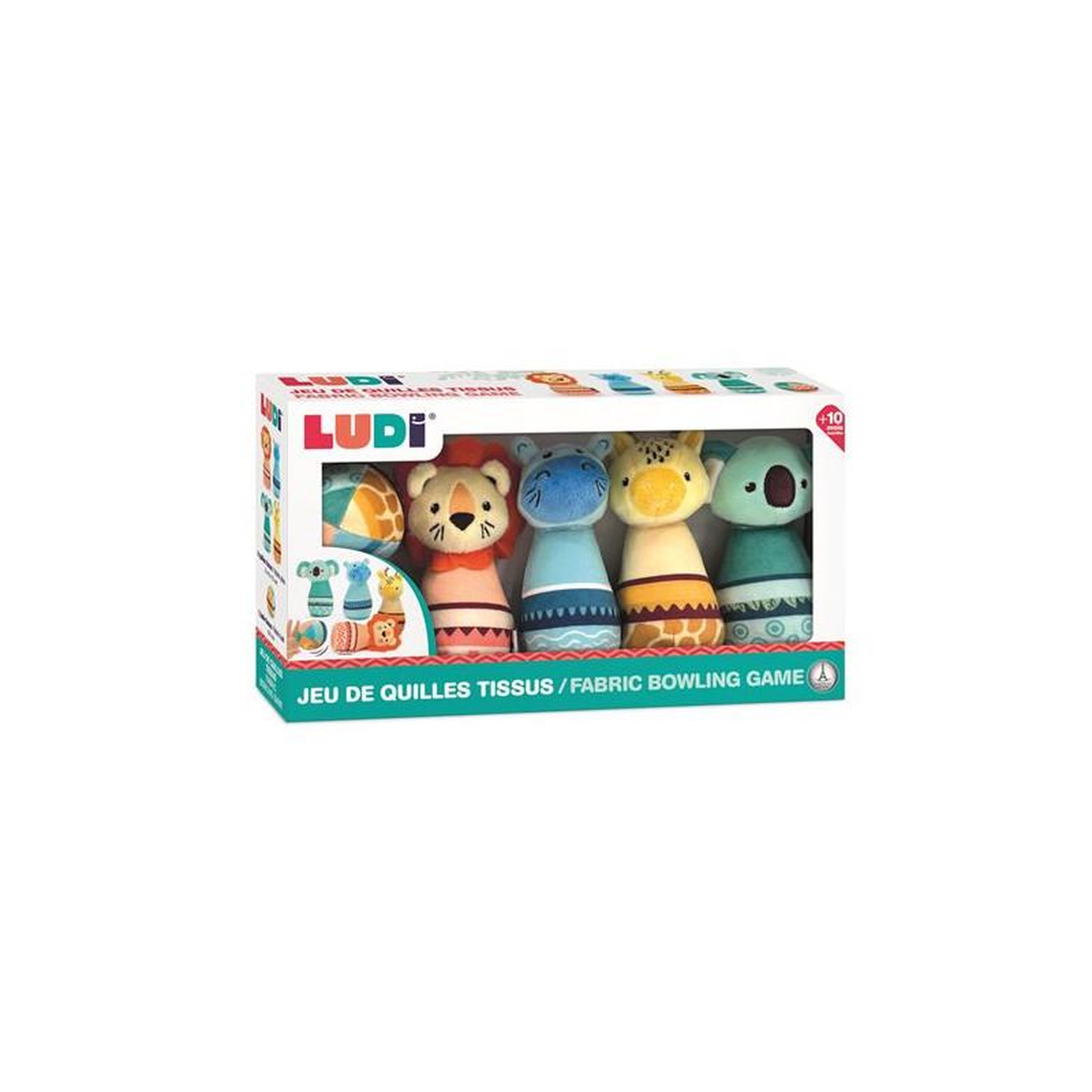 LUDI Jeu d éveil Ludi Quilles Tissus