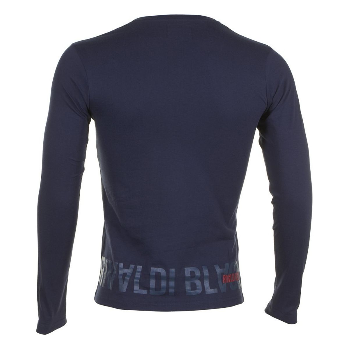 T-shirt RIVALDI bleu marine sérigraphié