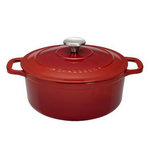 Chasseur Cocotte ronde en fonte émaillée 18cm rubis sublime - puc471858