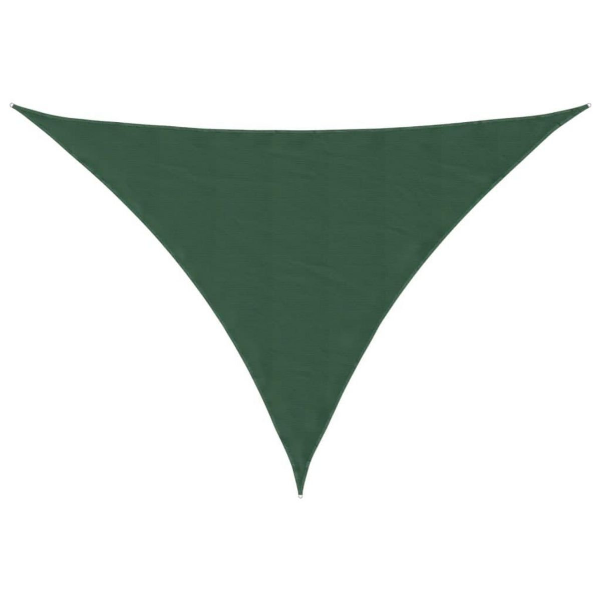 VIDAXL Voile parasol tissu oxford triangulaire 5x6x6 m vert fonce