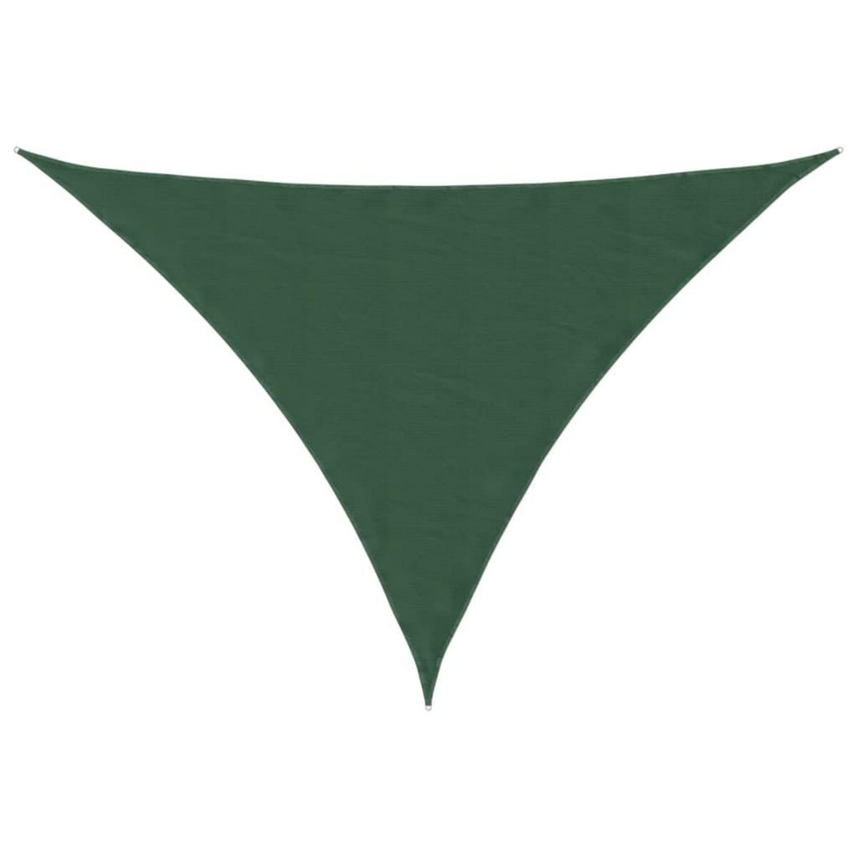 VIDAXL Voile parasol tissu oxford triangulaire 5x6x6 m vert fonce